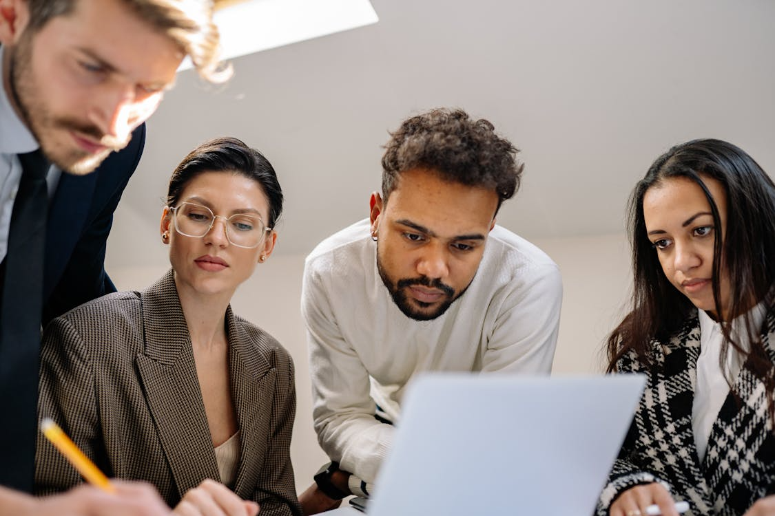 Men and Women Working as a Team
